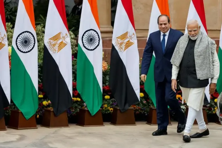 भारत और मिस्र:  उभरती भू-अर्थव्यवस्था के भागीदार
