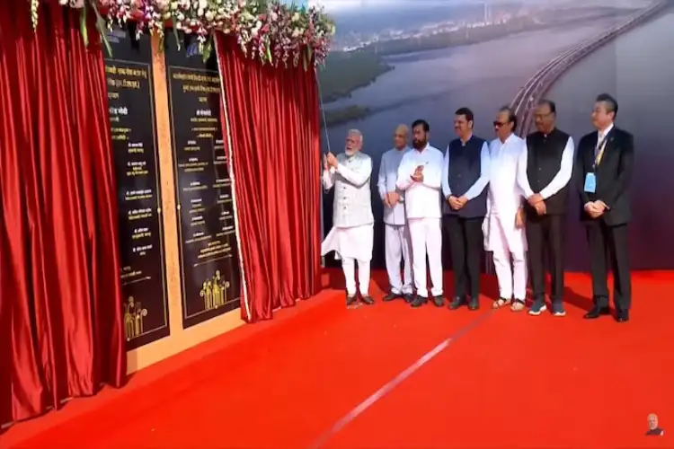 PM Modi inaugurates India's longest sea bridge 'Atal Setu' in Mumbai