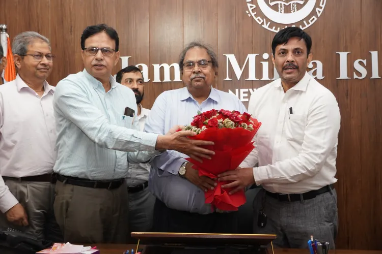Prof Mohammad Shakeel took charge as acting Vice Chancellor of Jamia