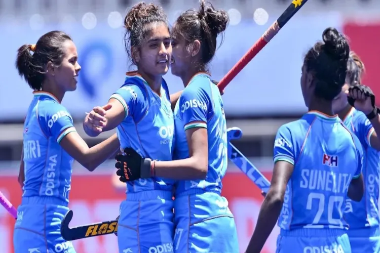 Indian junior women's hockey team lags behind Germany