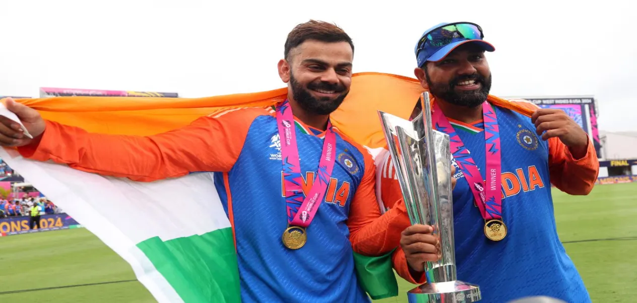 After winning the World Cup, Rohit Sharma and Virat Kohli said 'Goodbye T20' together