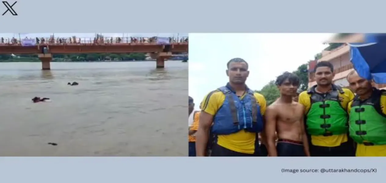 Asif's bravery on the banks of Ganga, saved Kanwadia from drowning