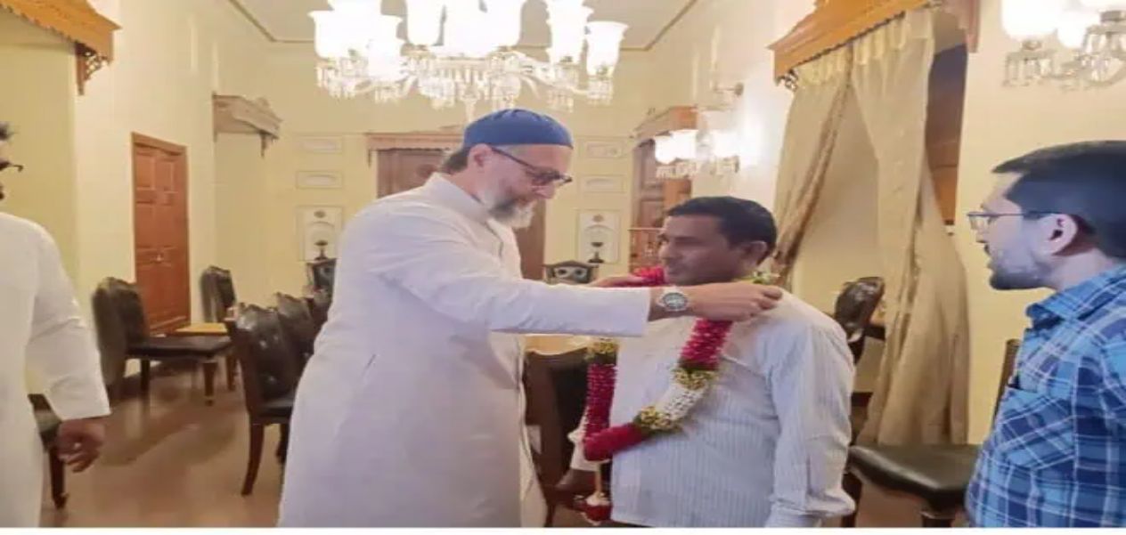 Telangana floods: AIMIM honoured Mewat's Subhan Khan who risked his life to save 9 people