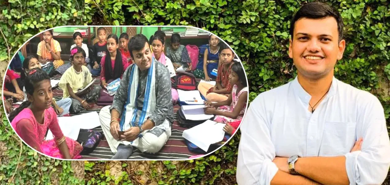 Kolkata: Hamid Aziz Safvi providing free education resources and digital literacy to children