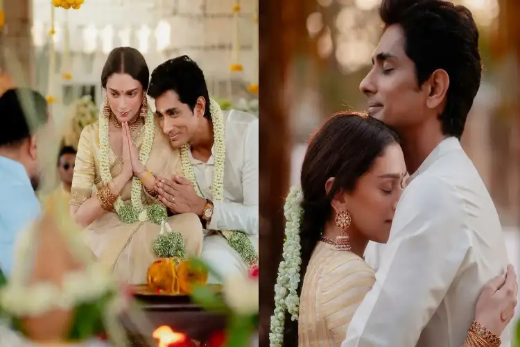 Aditi Rao Hydari and Siddharth's hush-hush wedding, first picture out