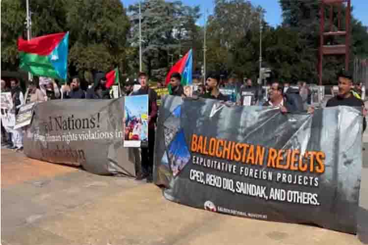  Balochs protest