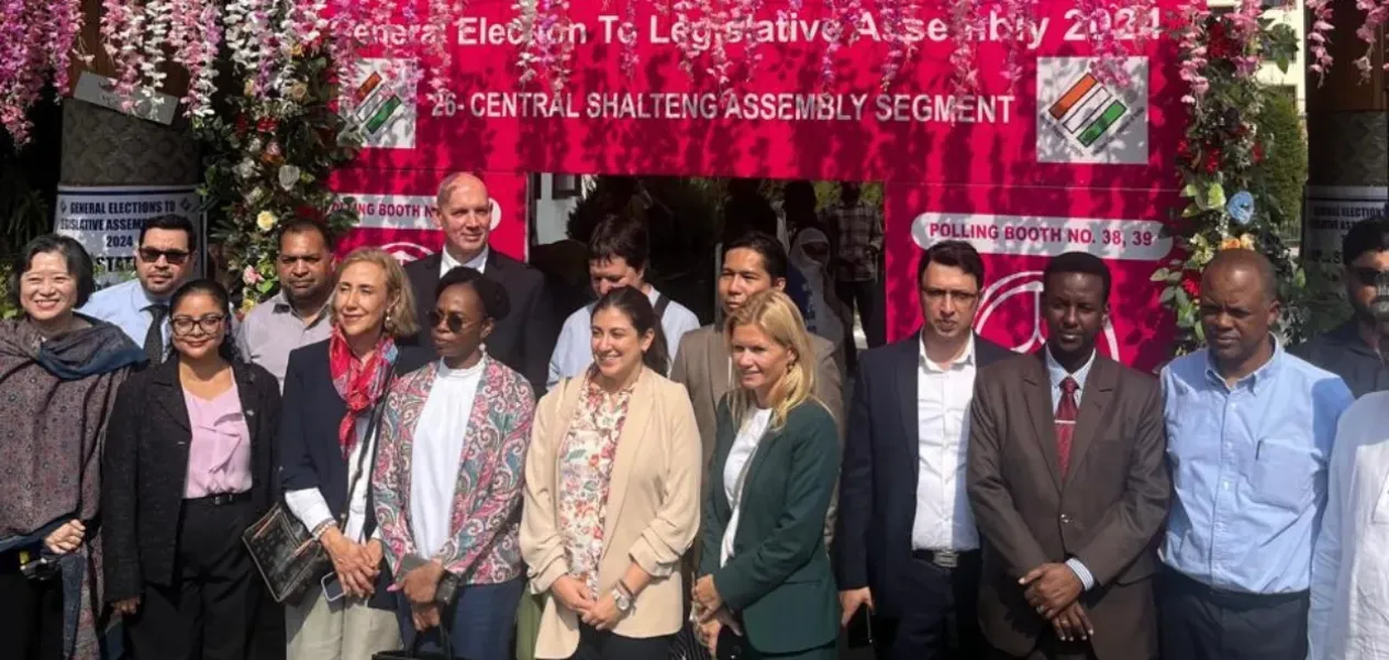 Diplomats from 15 countries witnessed polling in Srinagar, Budgam; said they were impressed with the process