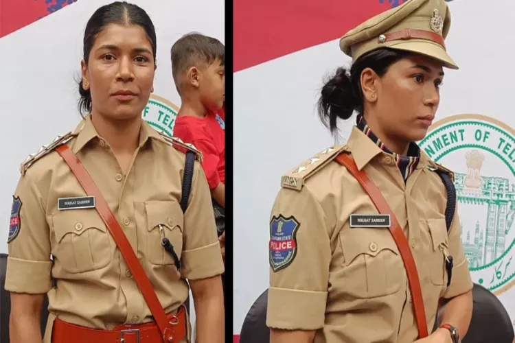 Hyderabad: World boxing champion Nikhat Zareen takes charge as DSP