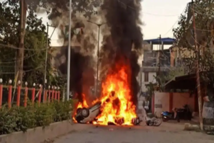 Manipur: Protester shot dead during clashes with security forces in Jiribam