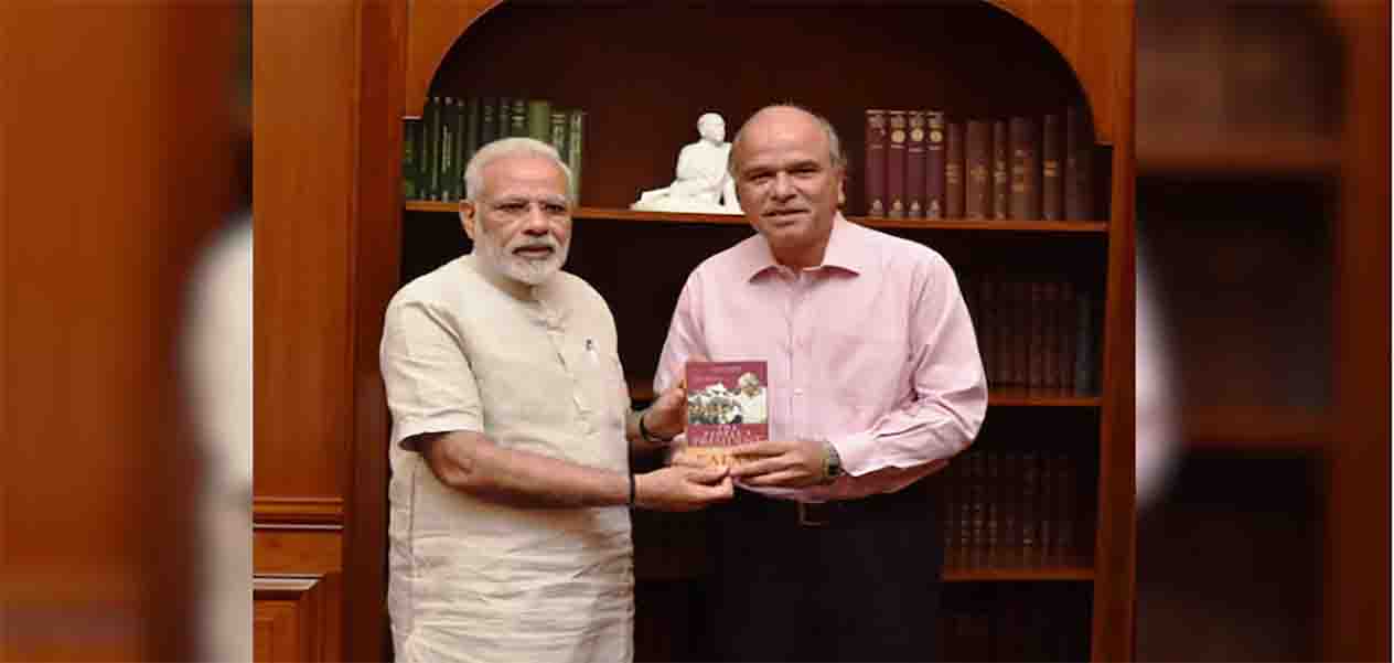 Narendra Modi release a book written by SM Khan (File photo)