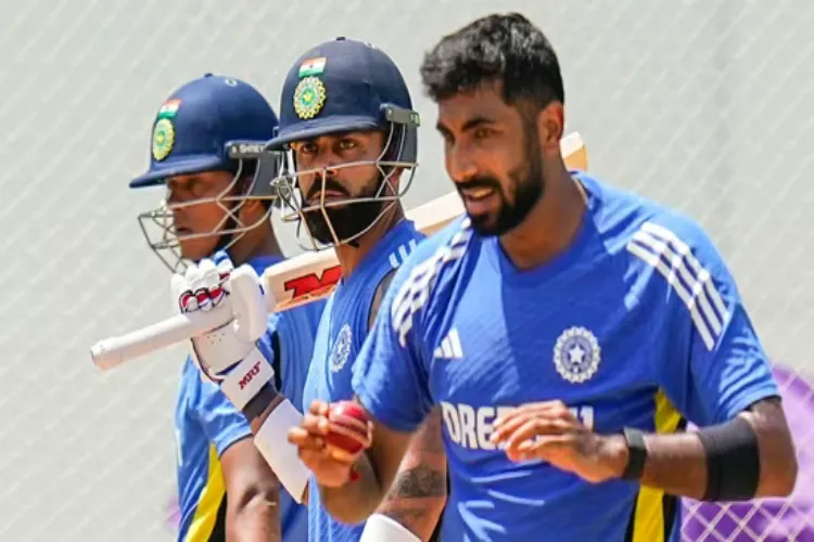 Indian legends Bumrah and Kohli trained hard before the Adelaide Test