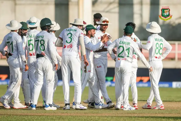 Bangladesh won a Test match in West Indies after 15 years, series tied