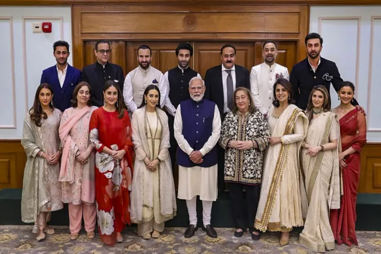 Kapoor clan meets PM Modi, Kareena takes autographs for Tim and Jeh