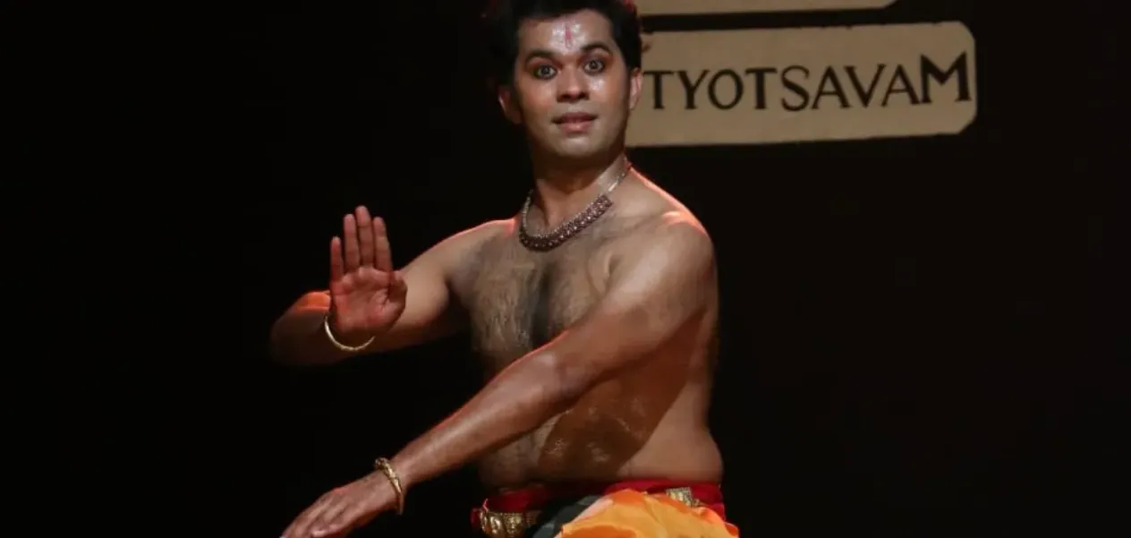 Ajeesh Manjeri at a performance