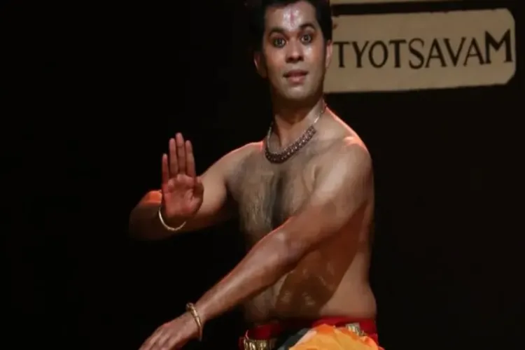 Ajeesh Manjeri at a performance