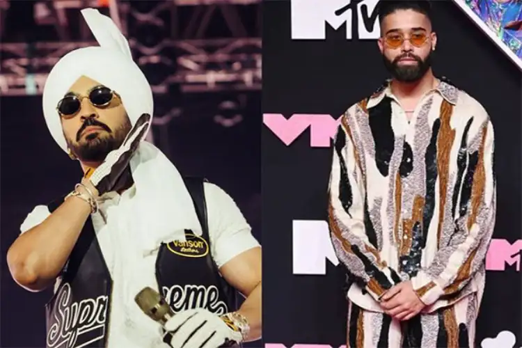 AP Dhillon, Diljit Dosanjh spar on social media after Chandigarh concert