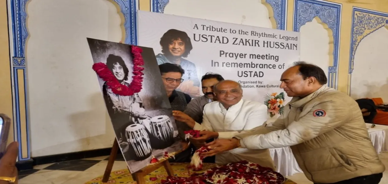 Jaipur art world united to get Bharat Ratna for Ustad Zakir Hussain