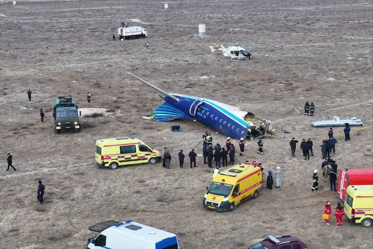 Plane going to Russia crashes in Kazakhstan, 42 people feared dead