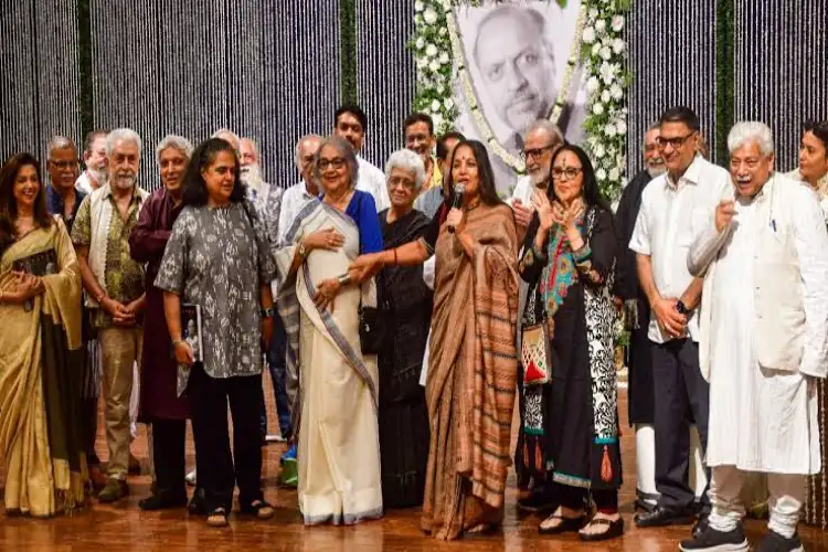 Naseeruddin Shah, Shabana Azmi, others attend Shyam Benegal's memorial event in Mumbai