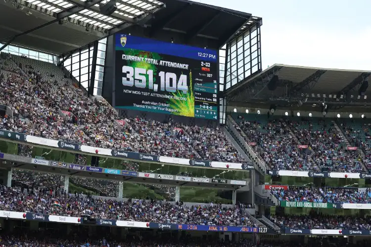 Melbourne Test: India-Australia match sets new record for attendance at MCG