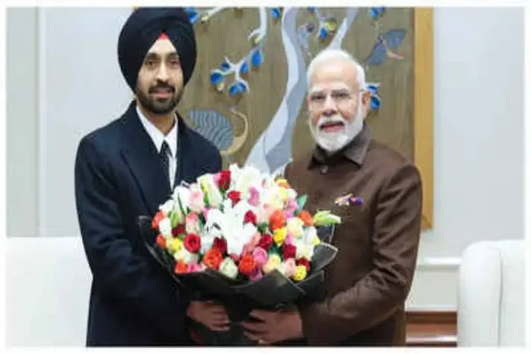 PM Modi meets Diljit Dosanjh, calls him 