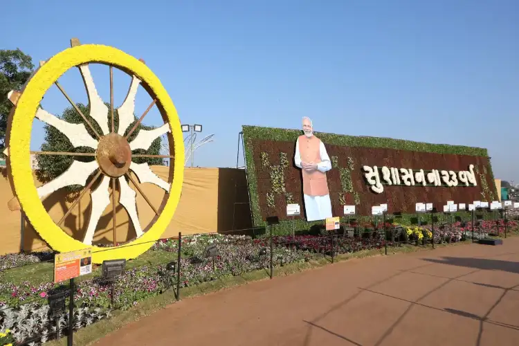 PM shares glimpses of Ahmedabad International Flower Show