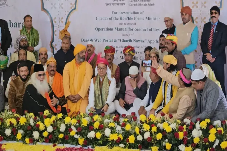 Kiren Rijiju offered chadar at Ajmer Sharif Dargah on behalf of PM Modi