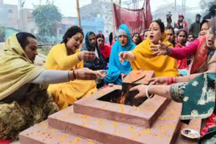 Kinnar Akhara performs fire ritual for safety of devotees, religious festivities in full swing at Maha Kumbh