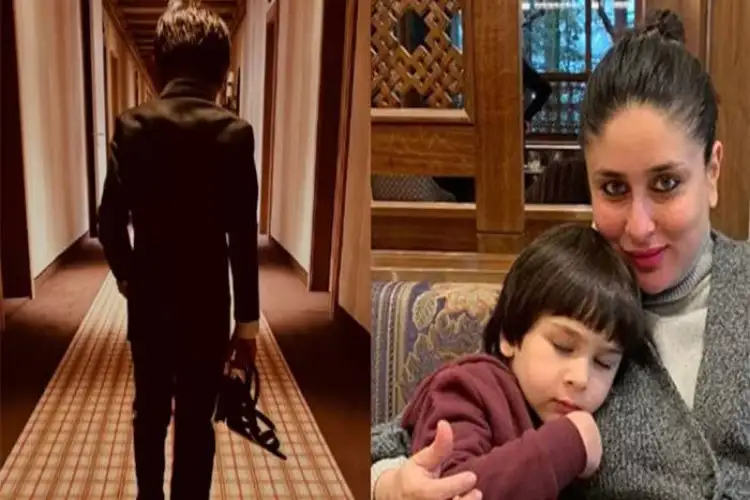 Taimur Ali Khan's sweet 'Maa Ki Seva' moment during family holiday wins over fans