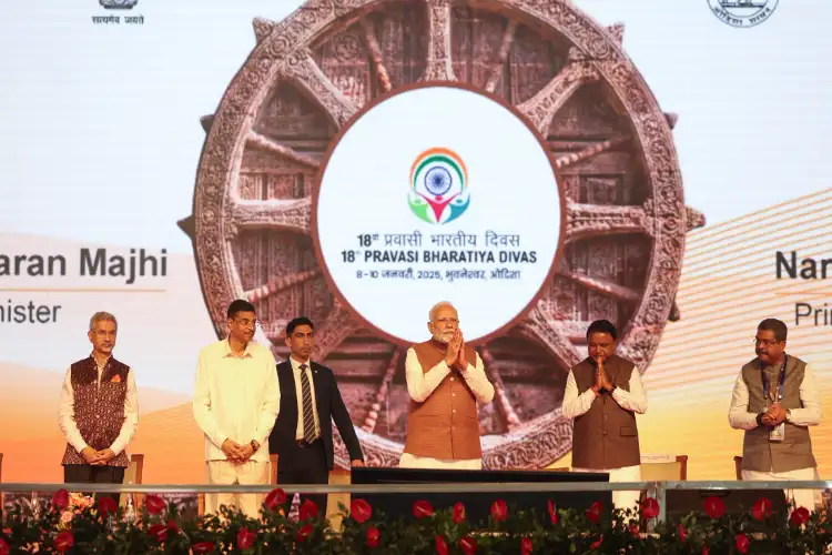 CM Majhi thanks PM Modi for attending 18th Pravasi Bharatiya Divas convention