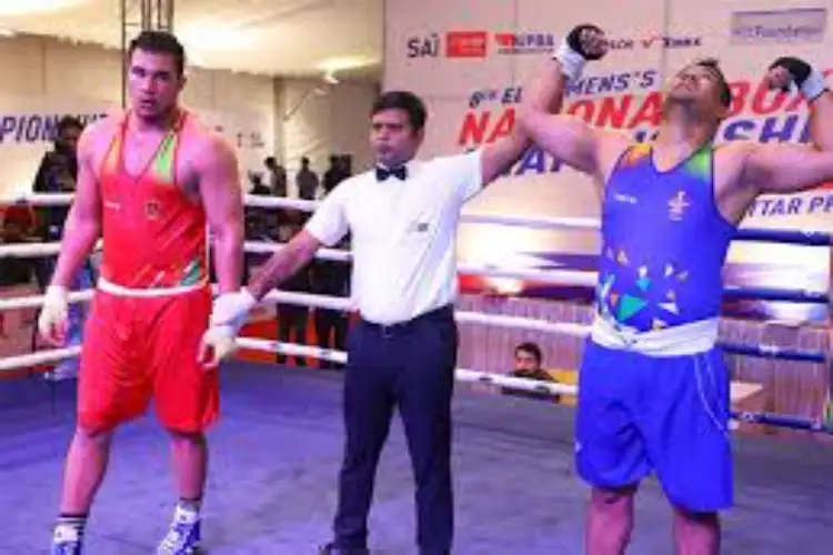 Sachin, Lakshya lead SSCB into 8th Elite Men's National Boxing Championship semi-finals