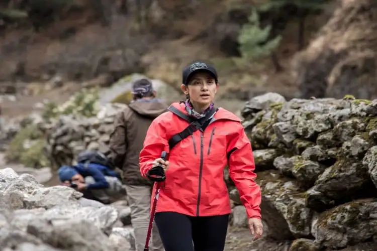 Manisha Koirala went hiking in the mountains of Nepal, visited the museum