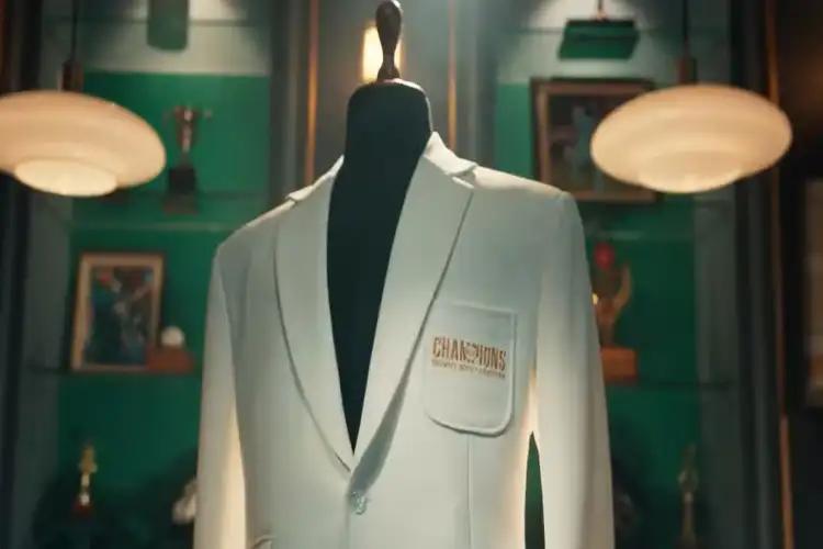 Wasim Akram unveils iconic white jacket for ICC Champions Trophy 2025