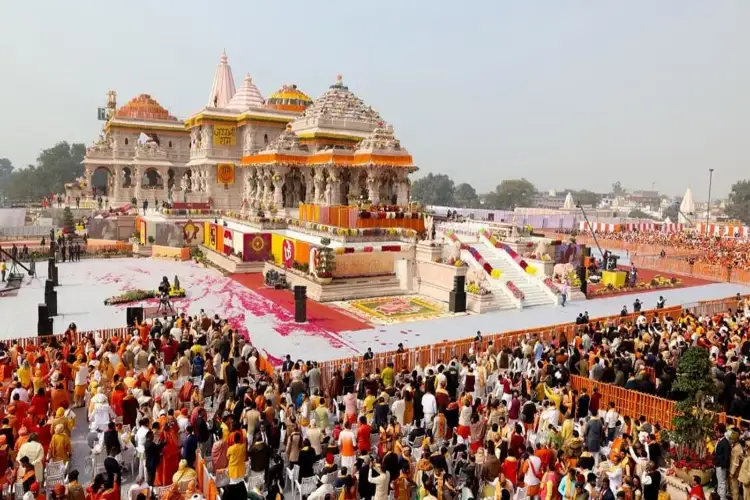 Thousands descend on Ayodhya on first anniversary of 'Pran Pratishtha', as per Gregorian calendar