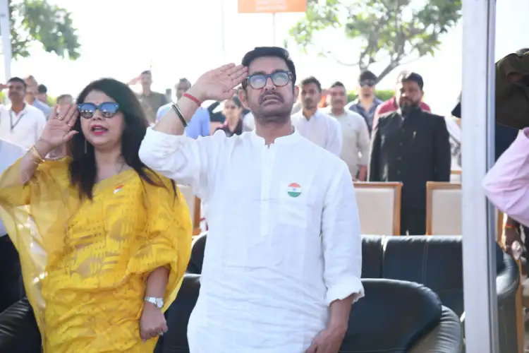 Aamir Khan reached Statue of Unity on Republic Day, paid homage to Sardar Vallabhbhai Patel