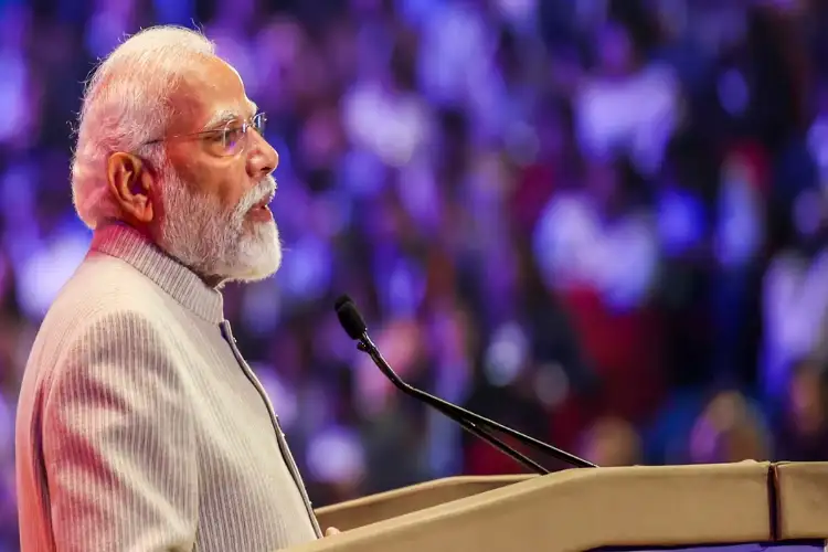 PM Modi highlights threat of deepfakes and disinformation, urges to democratise AI technology