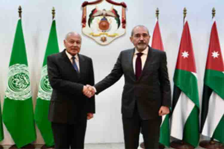 Jordan and Arab League oppose displacement of Palestinians