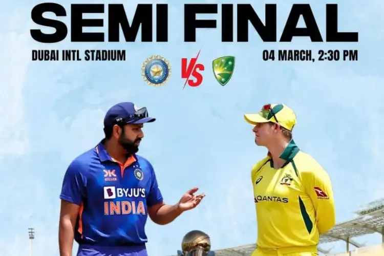 Champions Trophy: India-Australia's big match in the semi-finals, Kangaroos have an upper hand in statistics