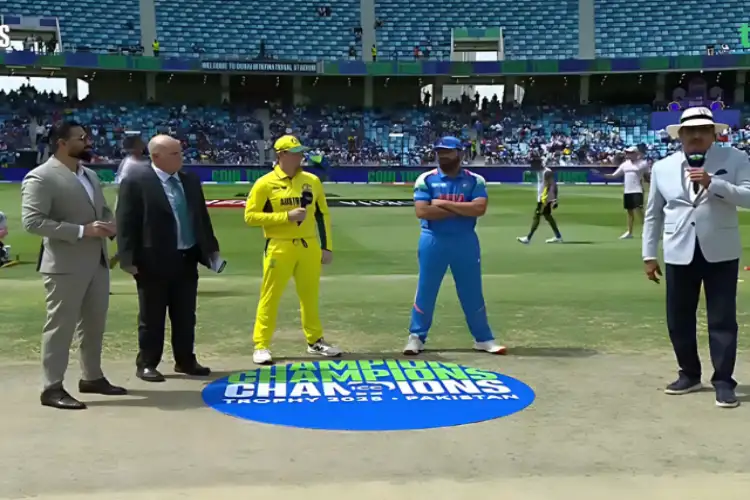 Champions Trophy 2025: Australia win toss; opt to bat first against India in semi-final