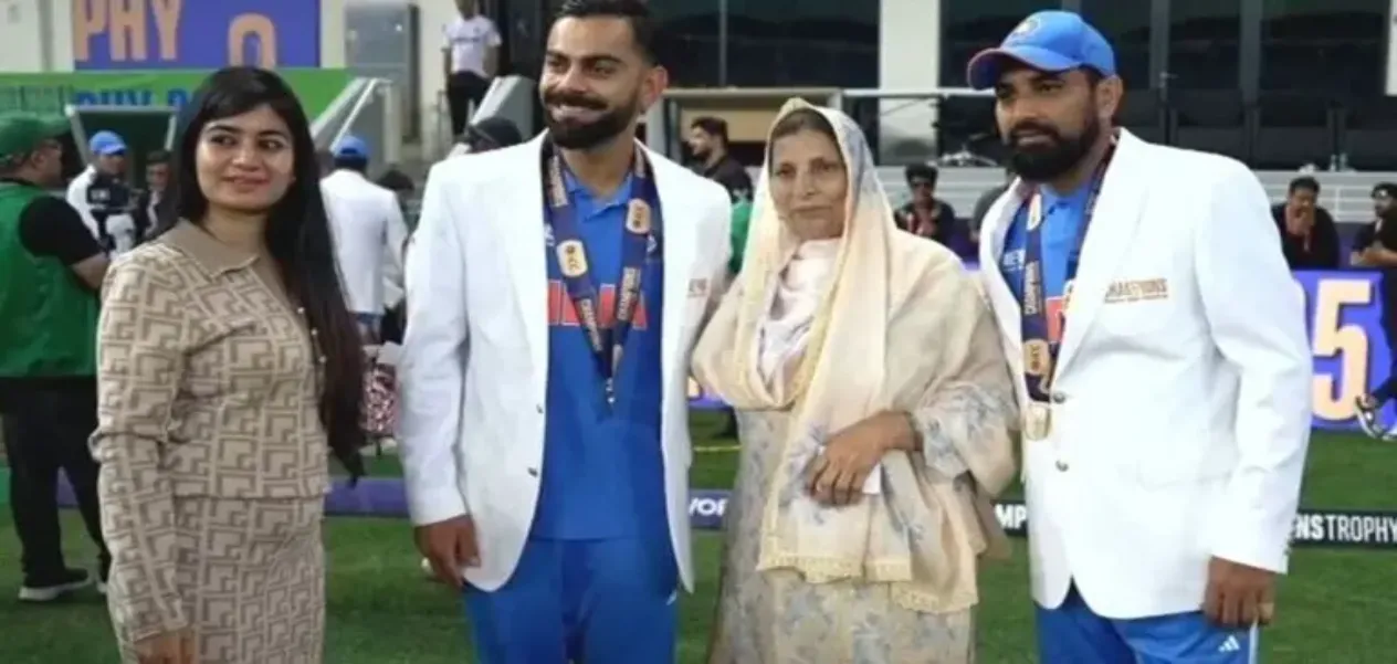 When I touched Mohammed Shami's mother's feet... there is only one heart, how many times will you win, King Kohli