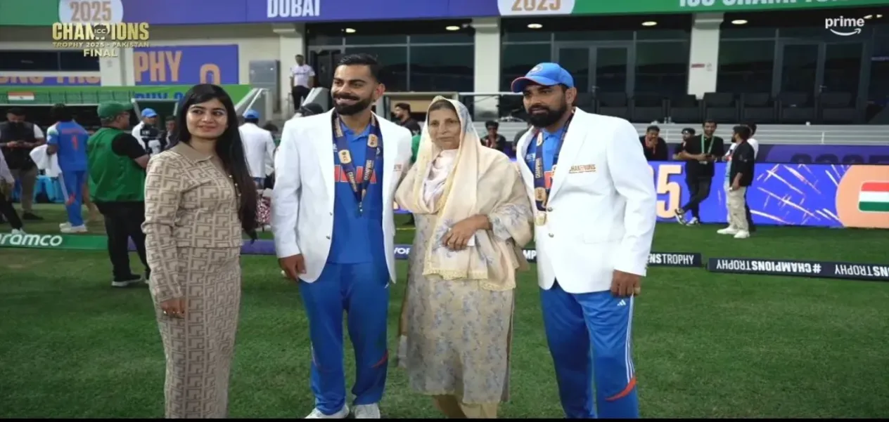 When I touched Mohammed Shami's mother's feet... there is only one heart, how many times will you win, King Kohli