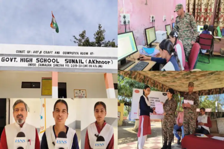 Indian Army empowered girl students under 'Operation Sadbhavana', provided basic computer course