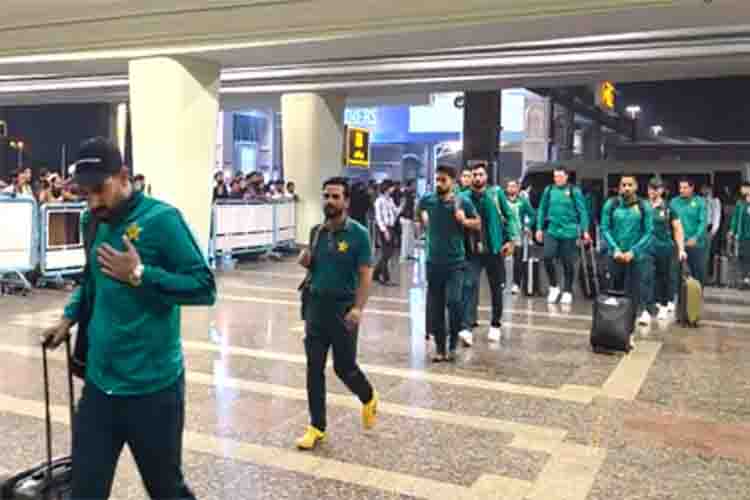 Pakistan team reaches Christchurch for white-ball series against New Zealand