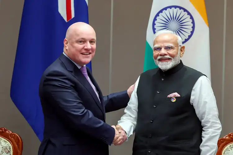 PM Modi holds bilateral meeting with visiting New Zealand PM Luxon